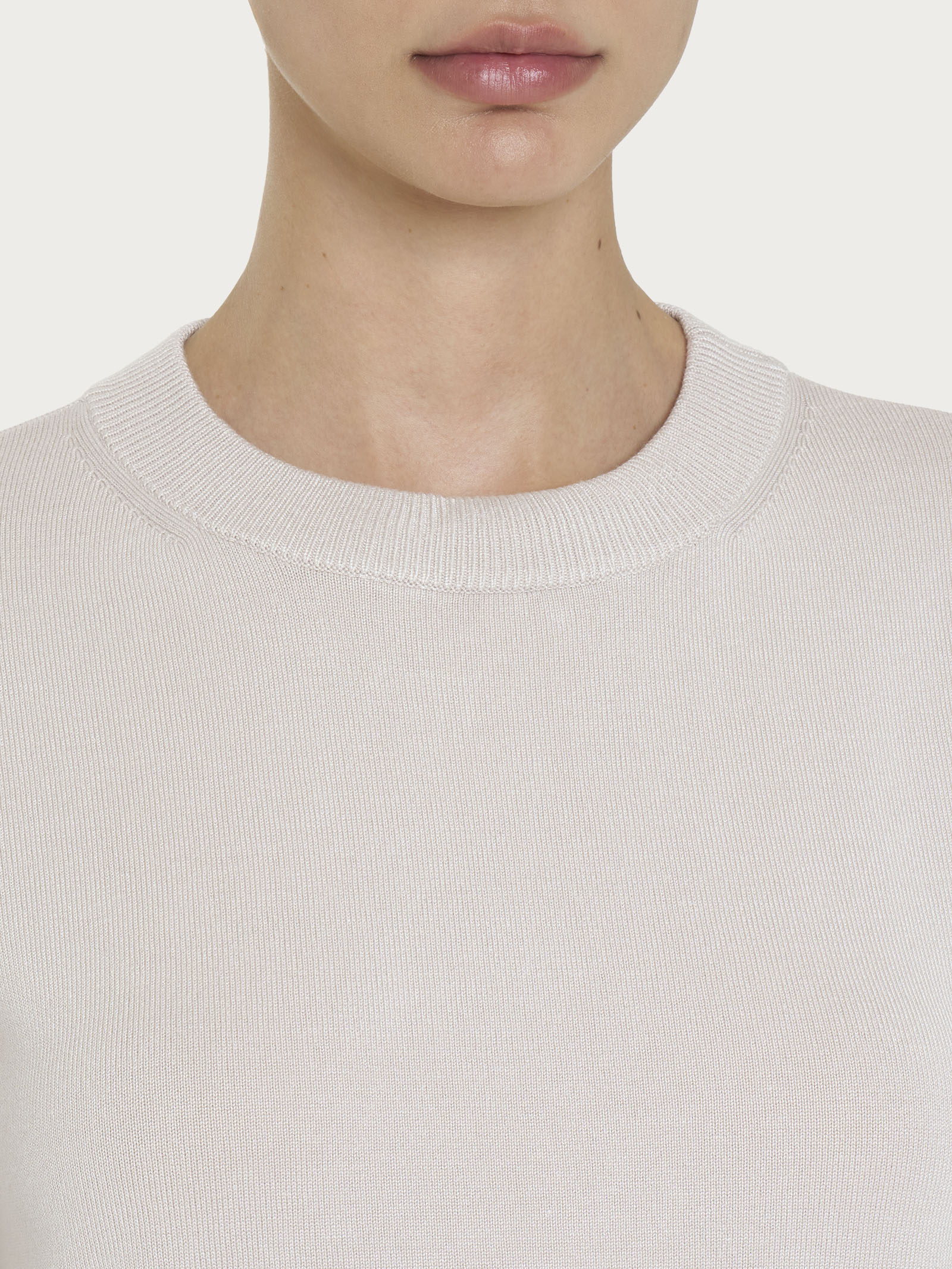 Ragno Four Seasons Maglia Girocollo Champignon viscosa