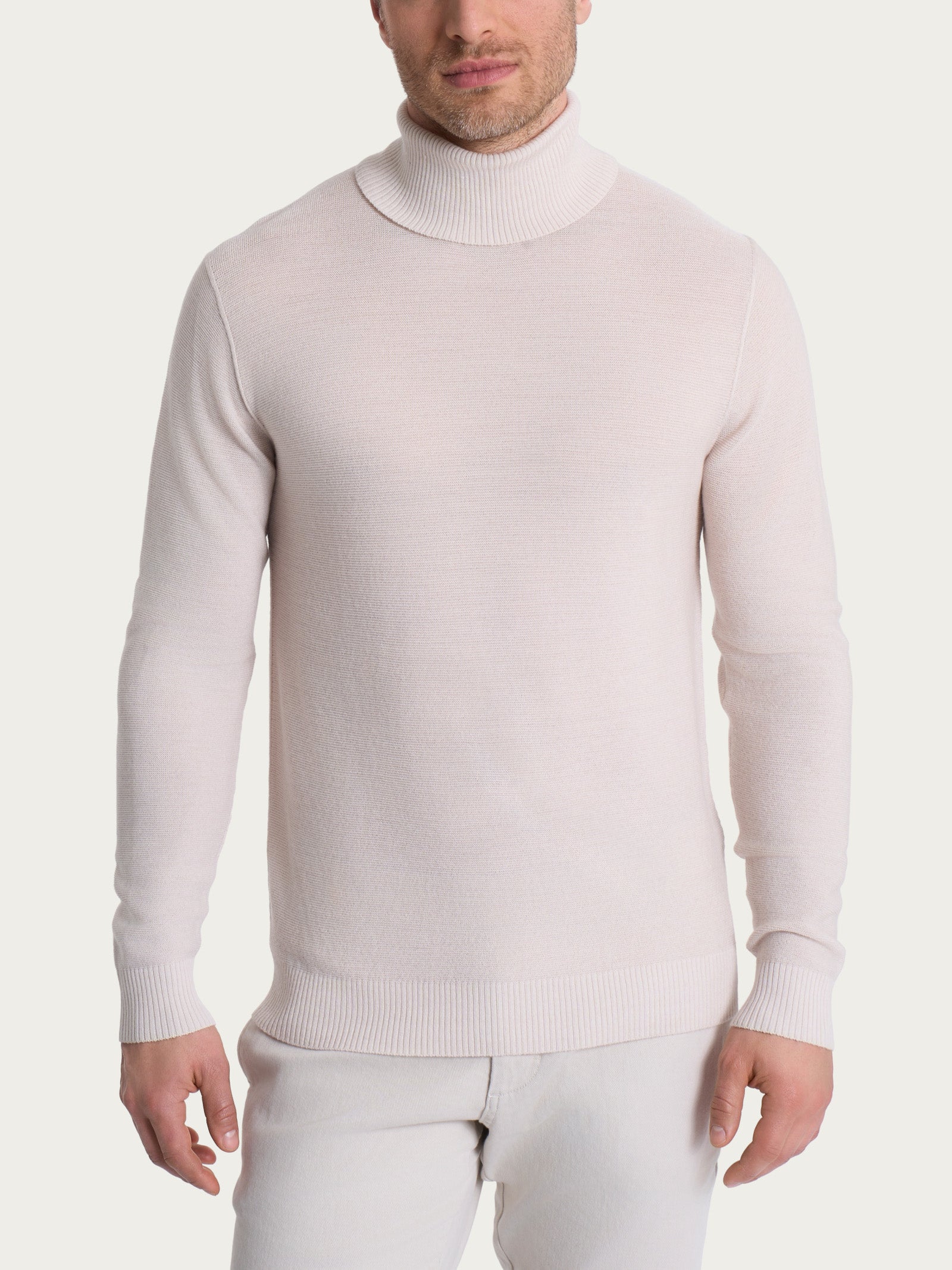 Ragno Dolcevita Uomo Champignon Merino Soft Lana