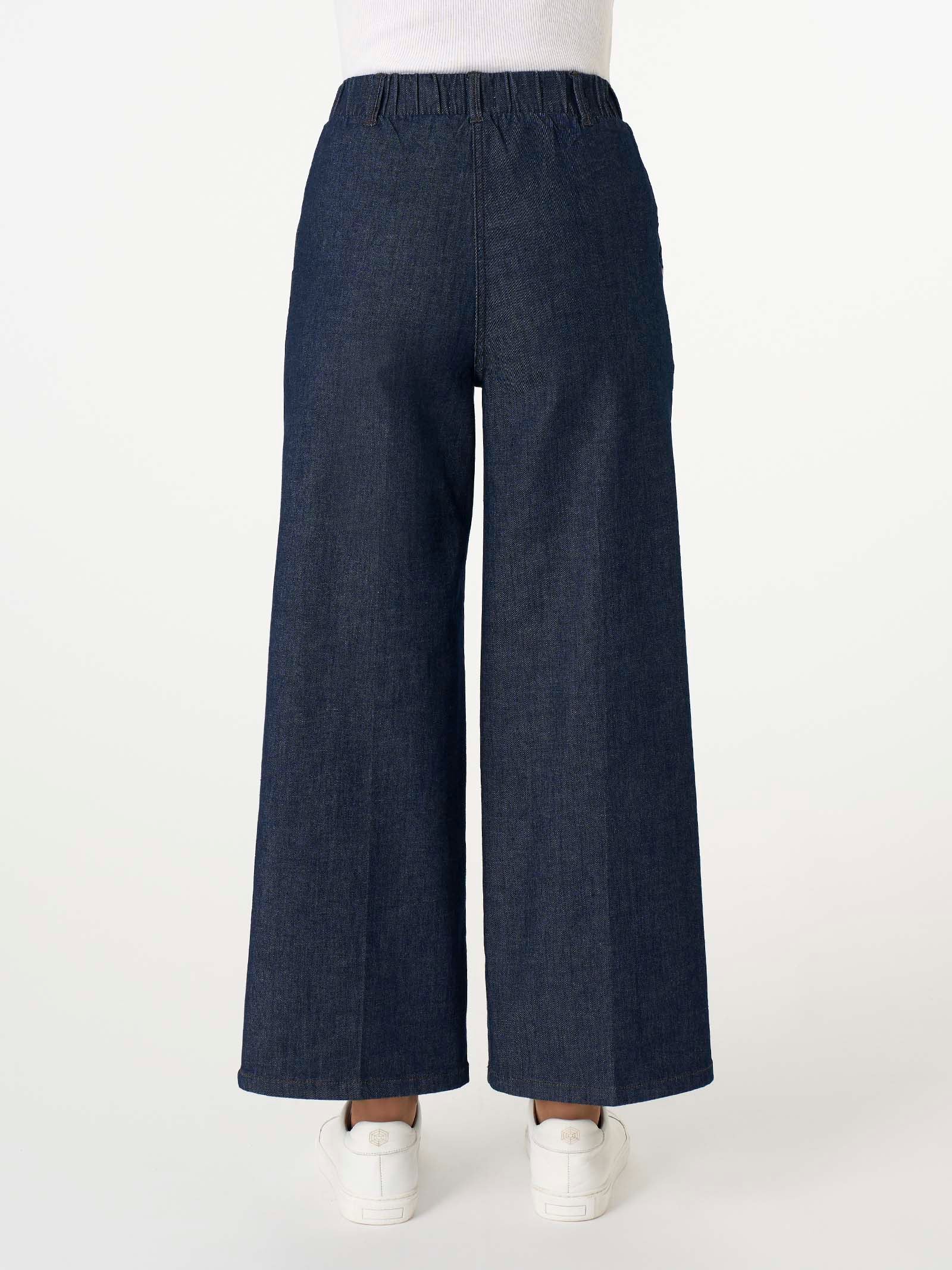 Ragno Light Denim jeans Indigo gamba ampia caviglia