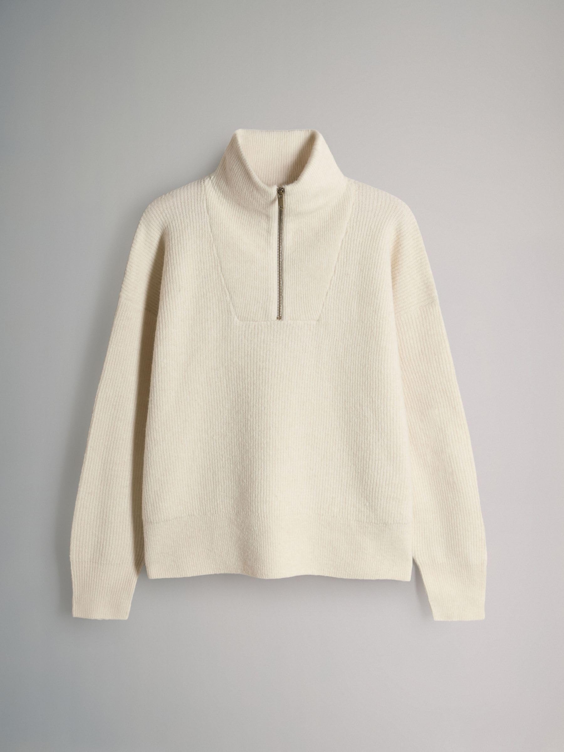 Geo Next The Set maglione coste zip corta lana 2 pezzi