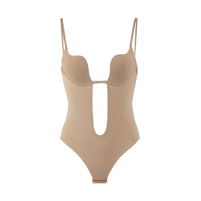 Maria Grazia Severi U-Plunge body modellante nude scollato