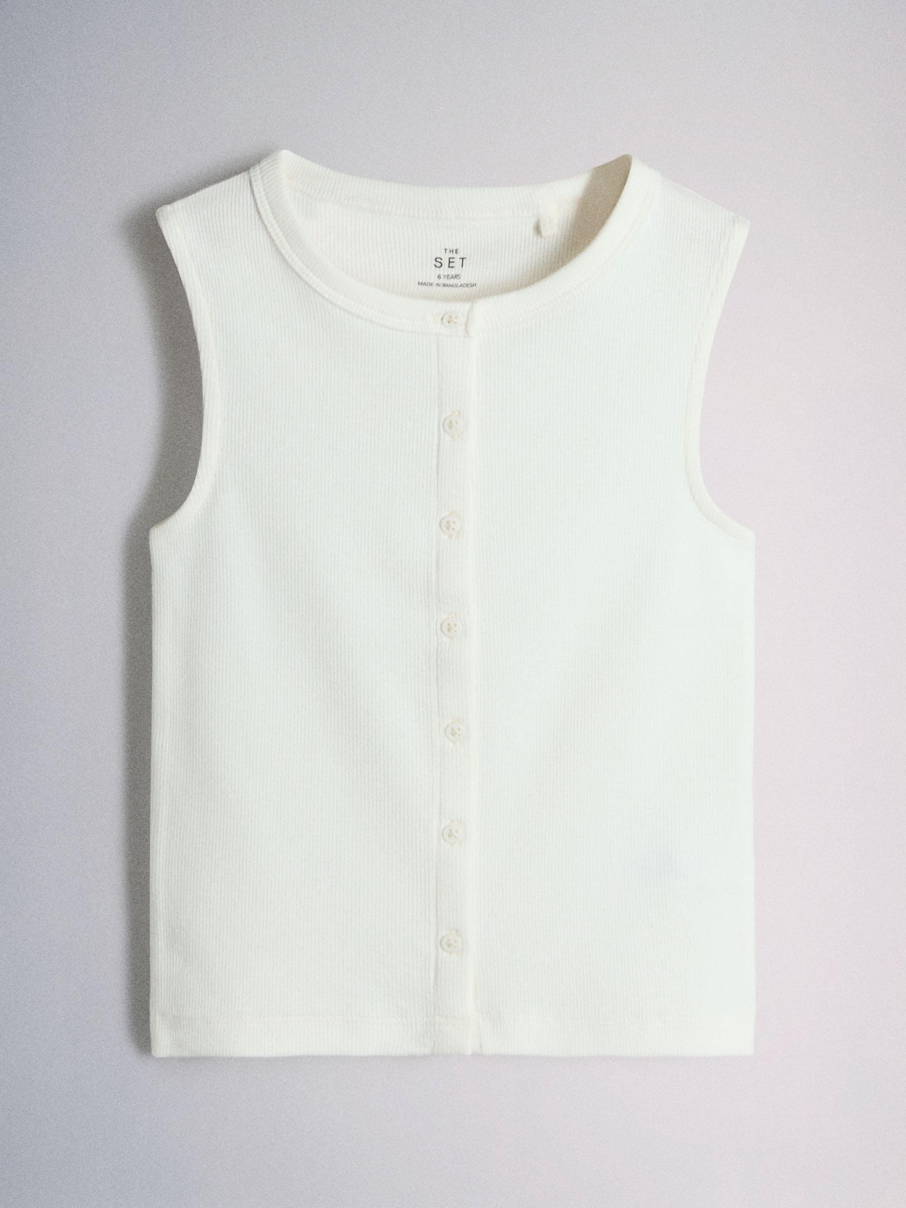 Geo Next The Set canotta bambina 3pz jersey bottoni