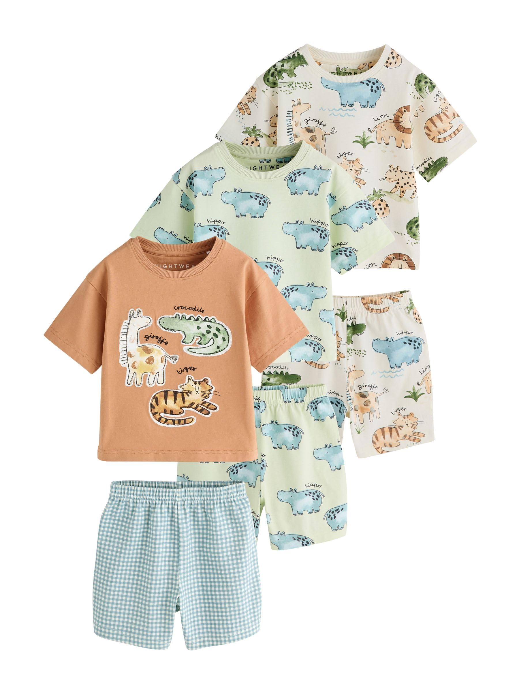 Next pigiami corti bambino cotone confezione 3 pz 92-98