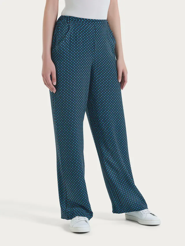 Ragno EcoSeta Ampio pantalone donna Aquarius viscosa
