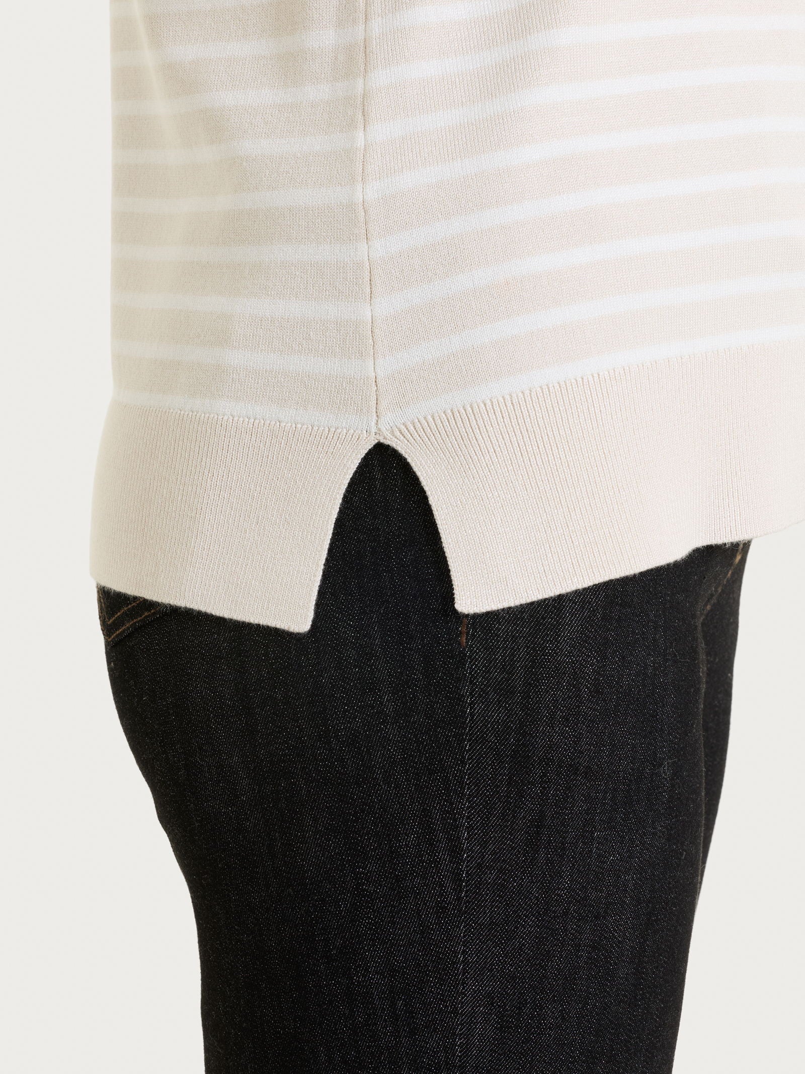 Ragno Four Seasons Dolcevita Rigata Donna Champignon