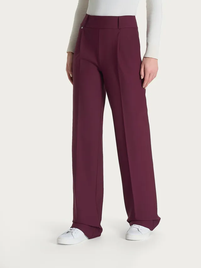 Ragno Compact pantalone ampio Fig wide leg