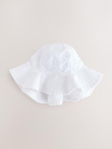 Next cappello estivo bebè sangallo bimba 48 2 pezzi