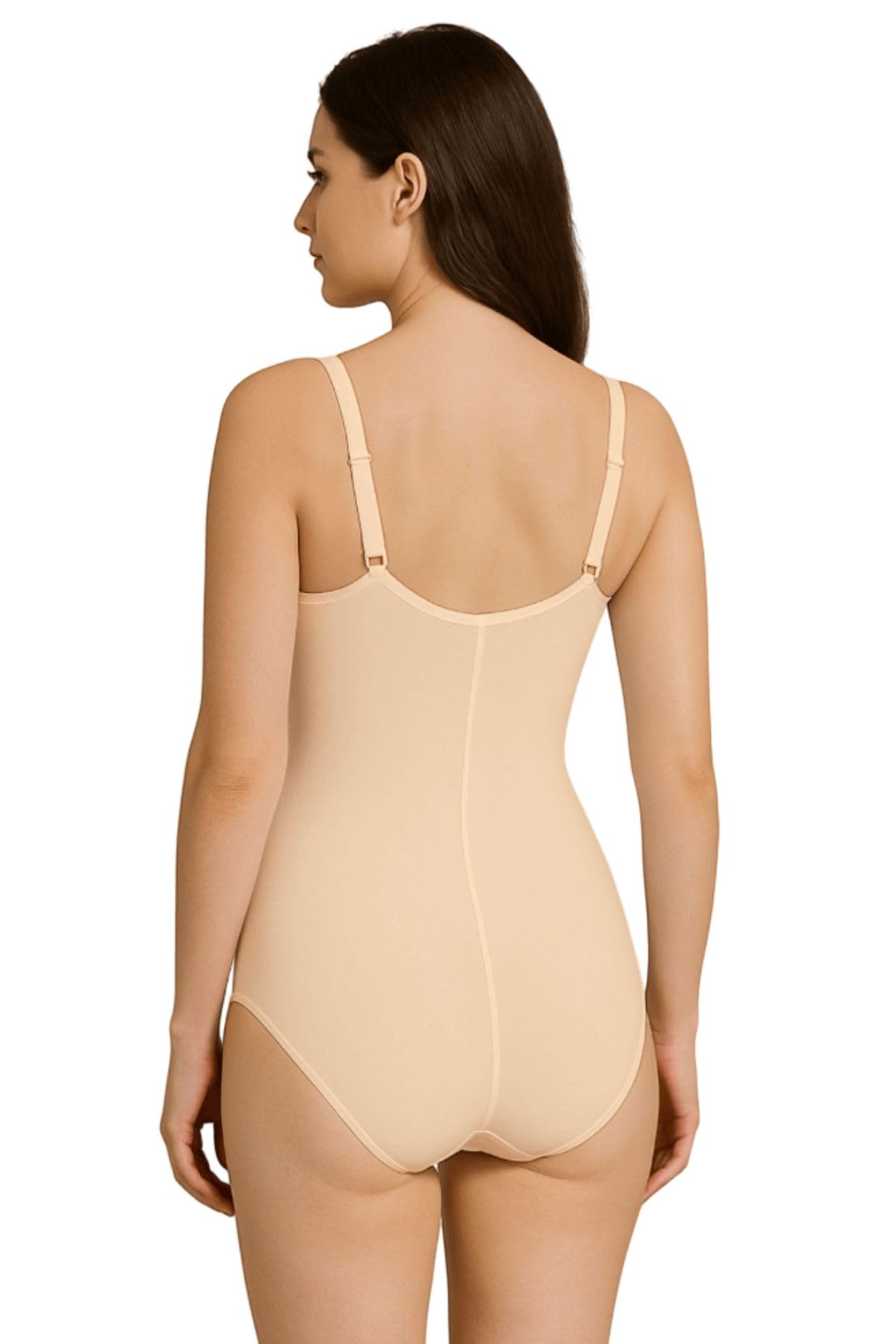 Lady C Microfibra Doppiata Coppe Preformate Coppa B Body S Beige