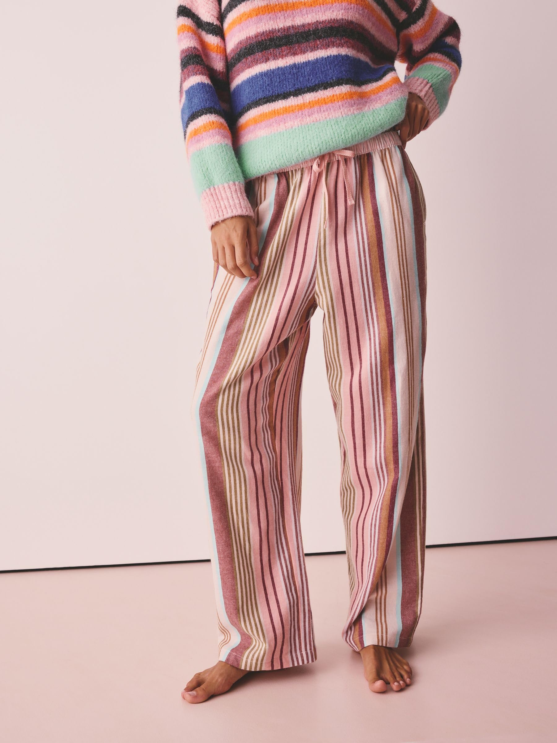 Next pantaloni pigiama flanella 2 pezzi morbidi