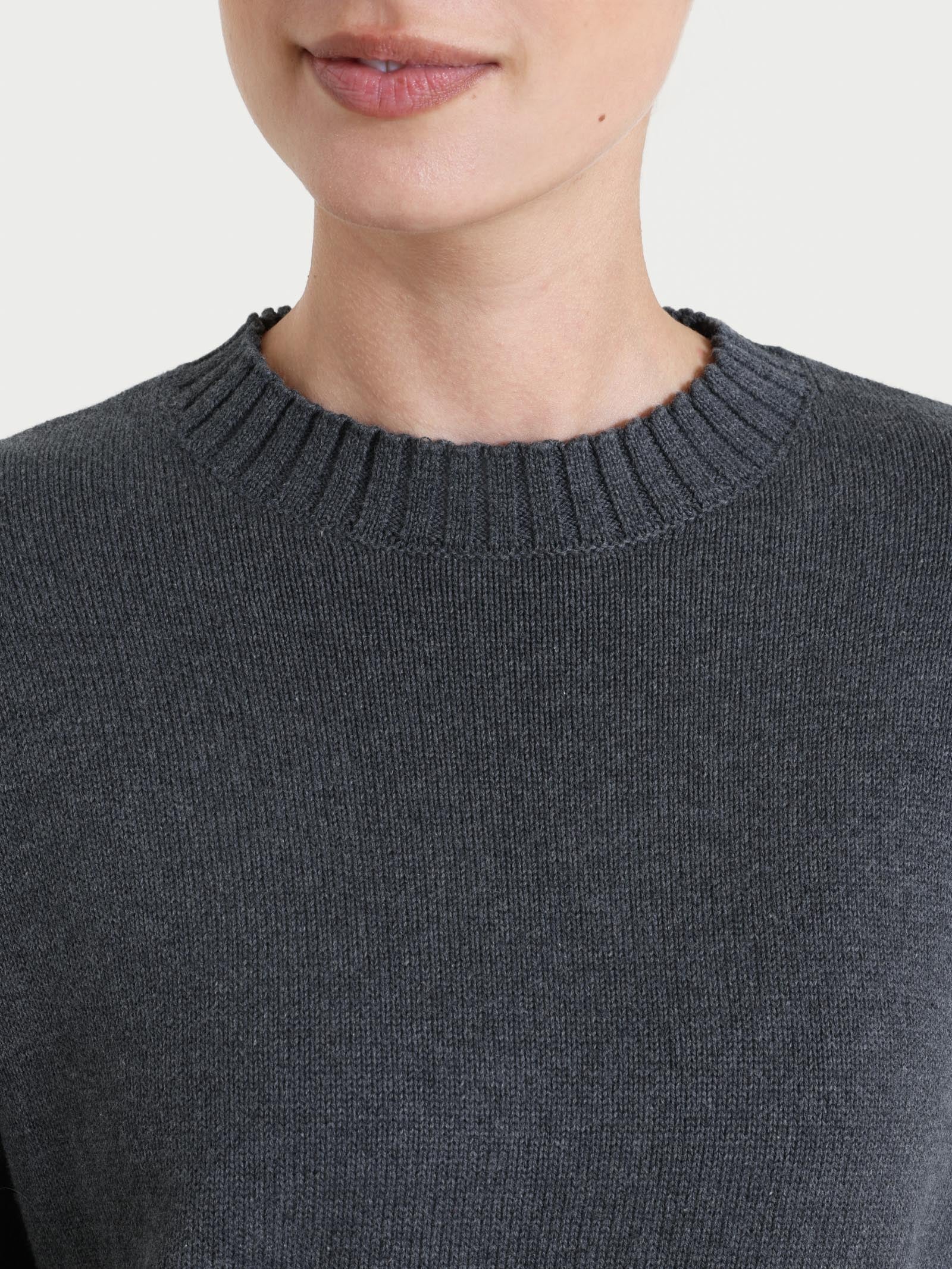 Ragno Winter Cotton Maglia Donna Ardesia Mel. Puro Cotone