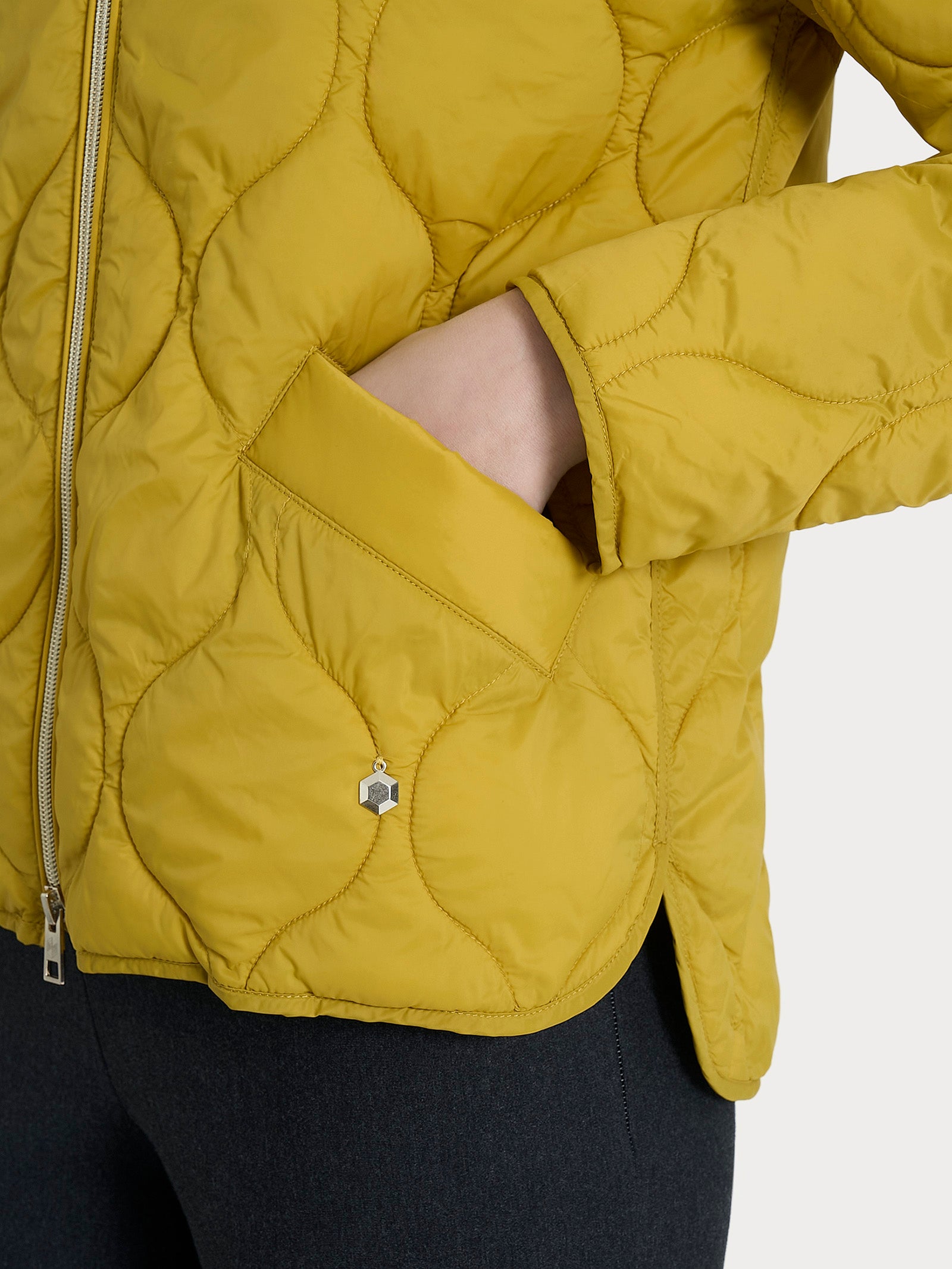 Ragno Onion Quilt Piumino puffer leggero Oil Yellow