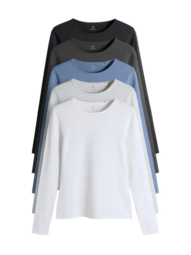 Geo Next The Set maglietta donna manica lunga 5 pezzi aderente