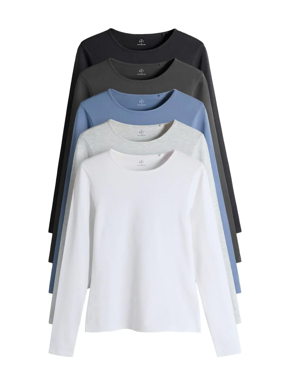 Geo Next The Set maglietta donna manica lunga 5 pezzi aderente