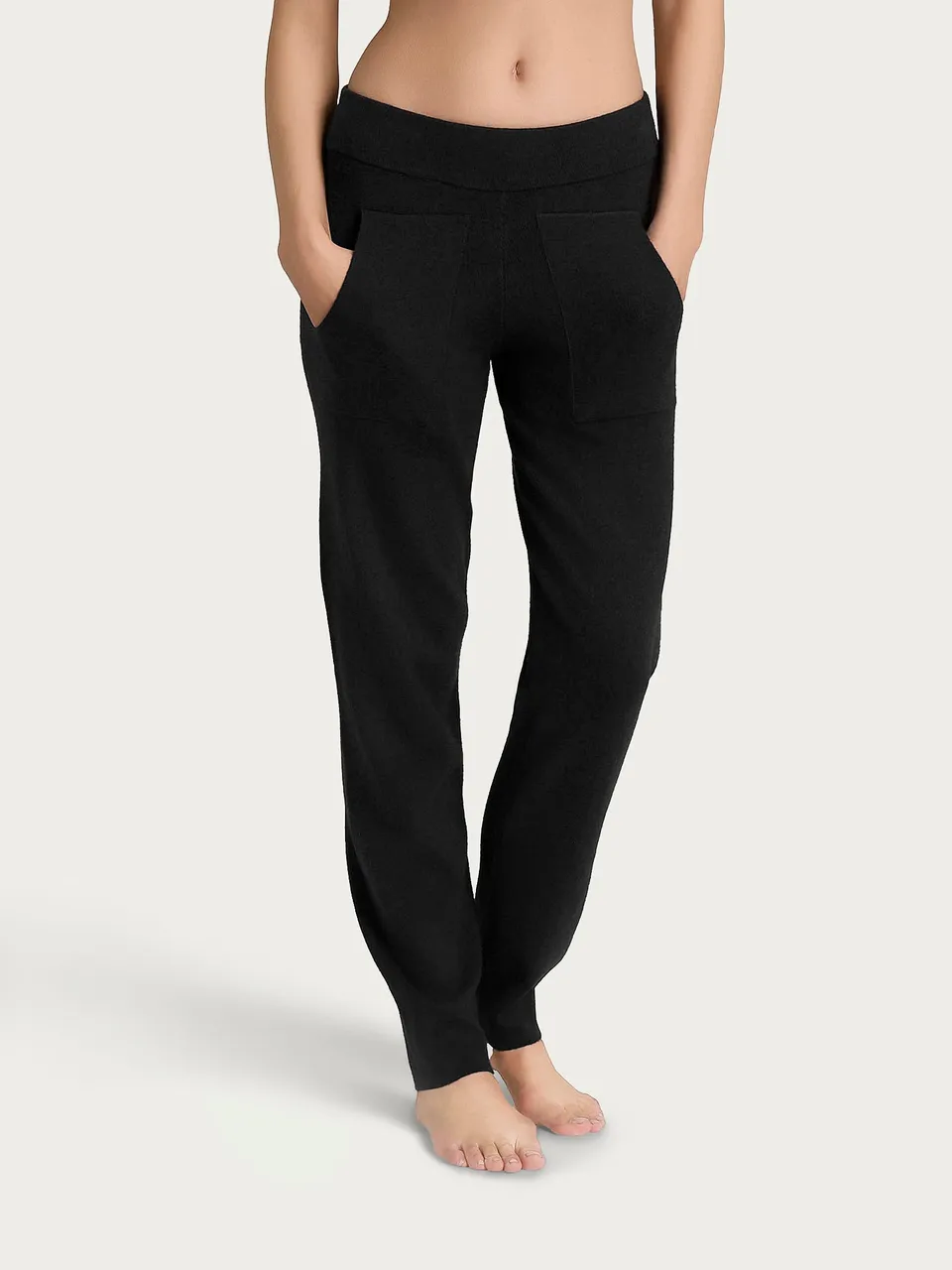Ragno Super Soft pantalone a sigaretta con tasche Nero skinny
