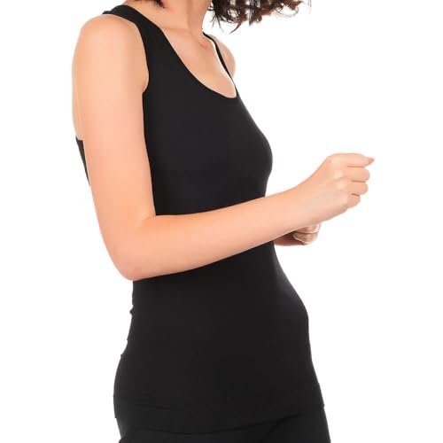 Lady C Canotta Sport Active Reggiseno Nero Tecnico