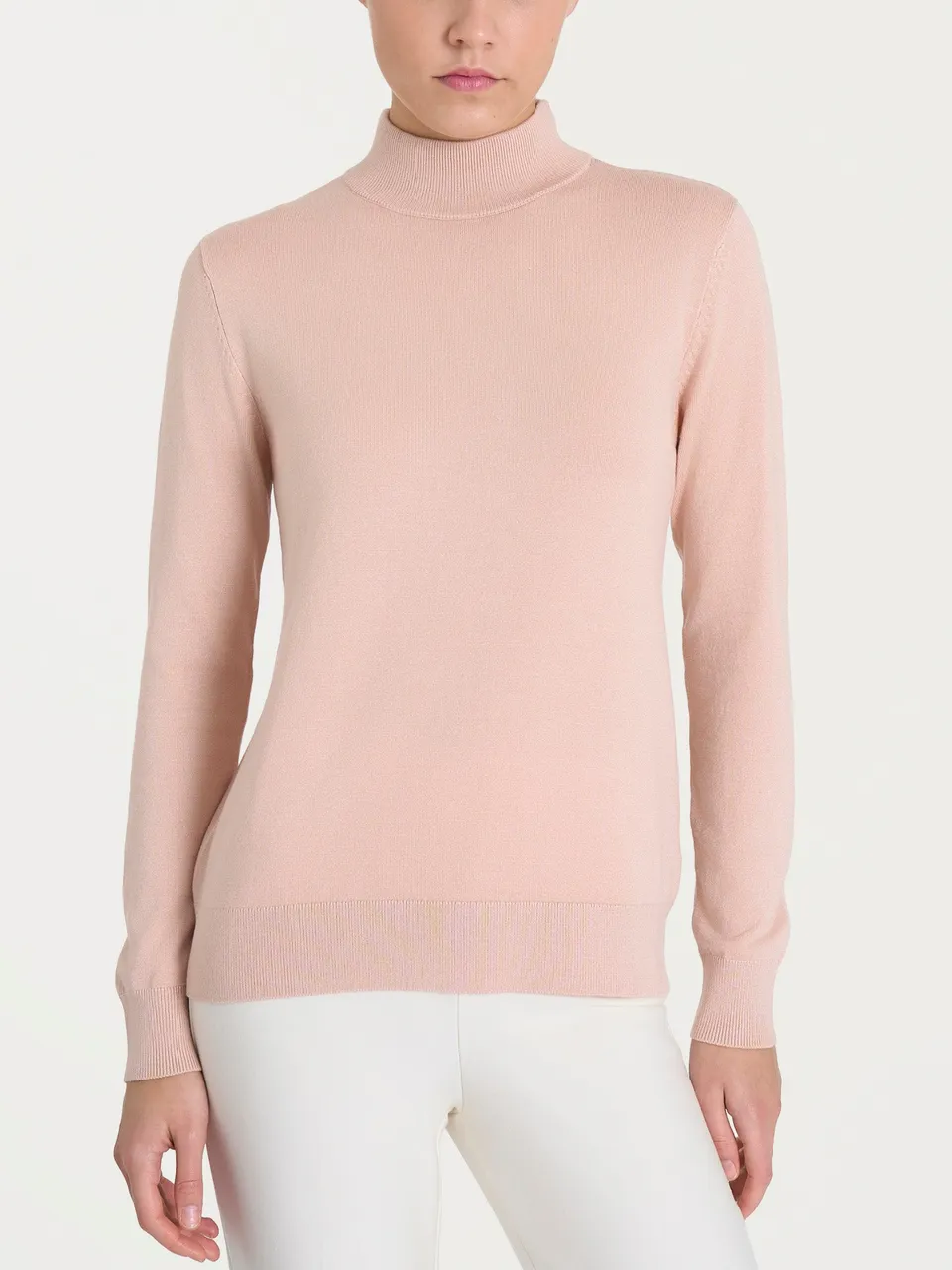 Ragno Four Seasons Lupetto Cameo Rose manica lunga viscosa