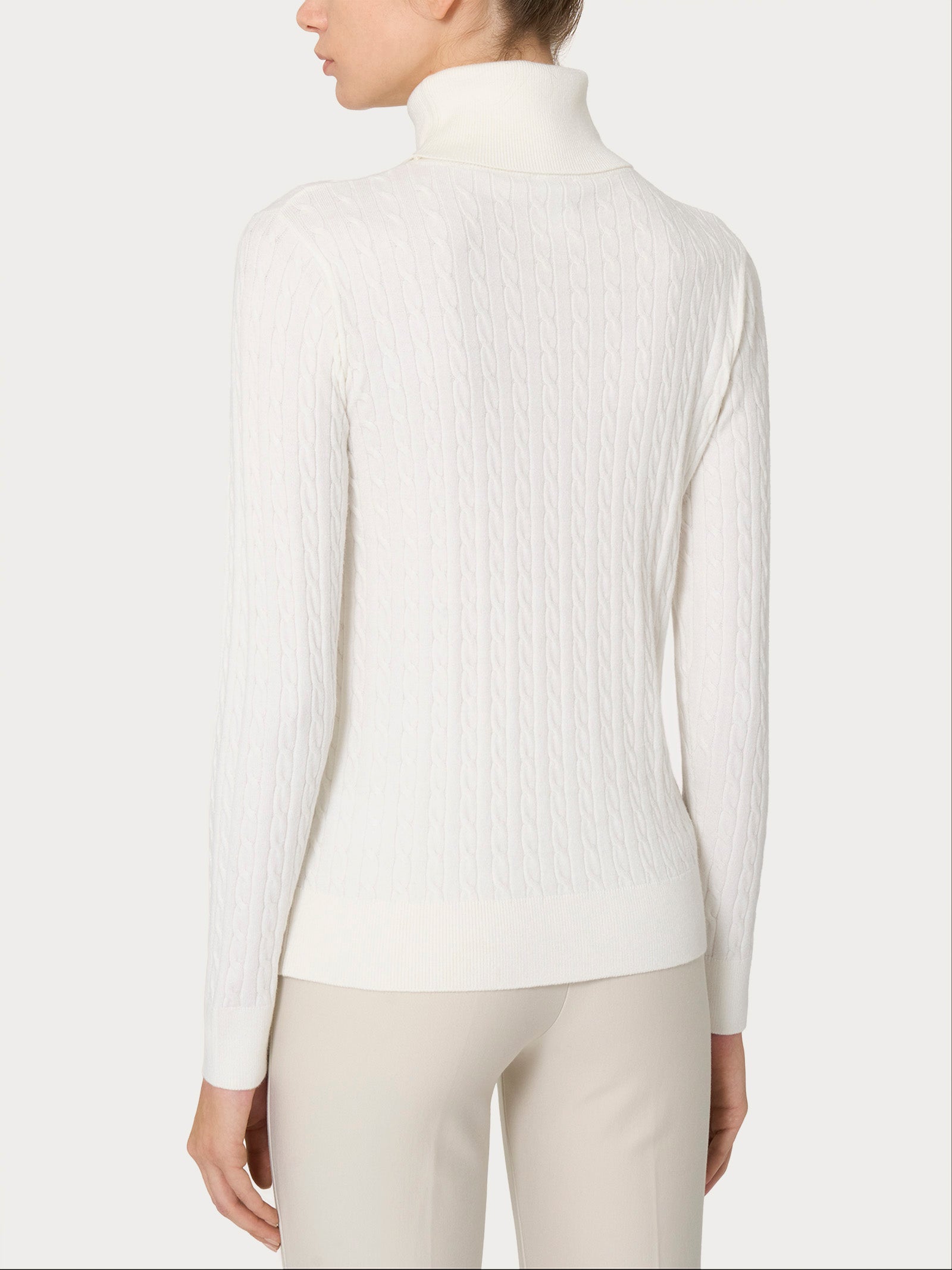 Ragno Dolcevita Super Soft Maglia Collo Roulè Avorio