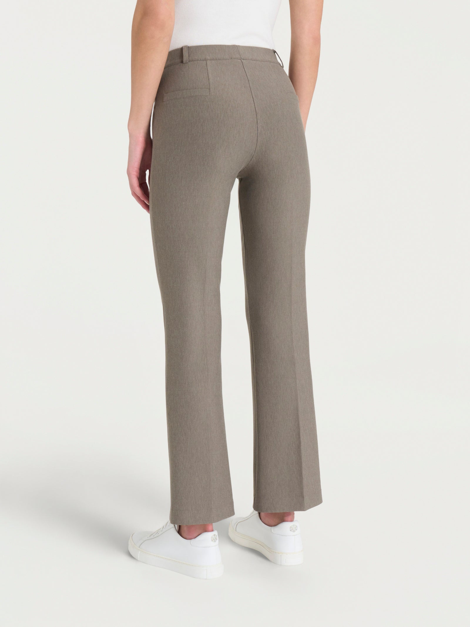 Ragno Compact pantalone flare glace melange caviglia