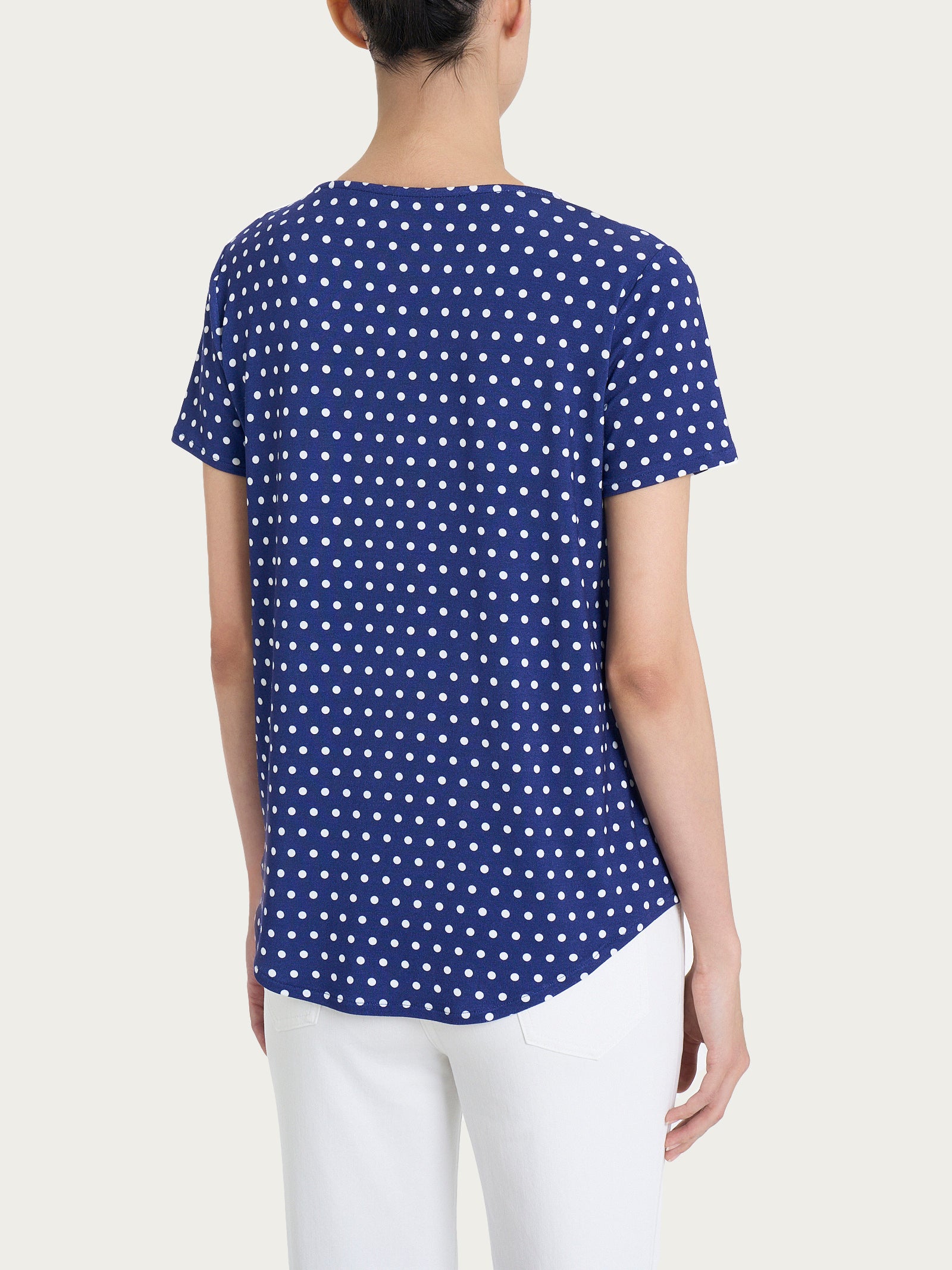 Ragno Viscosa Summer maglietta pois Fant. Blueberry jersey