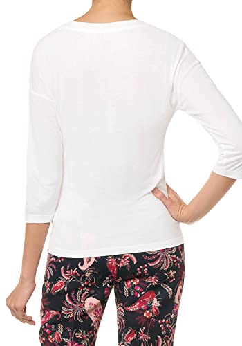 Goldenpoint maglia barchetta manica 3/4 bianca taglia M modal