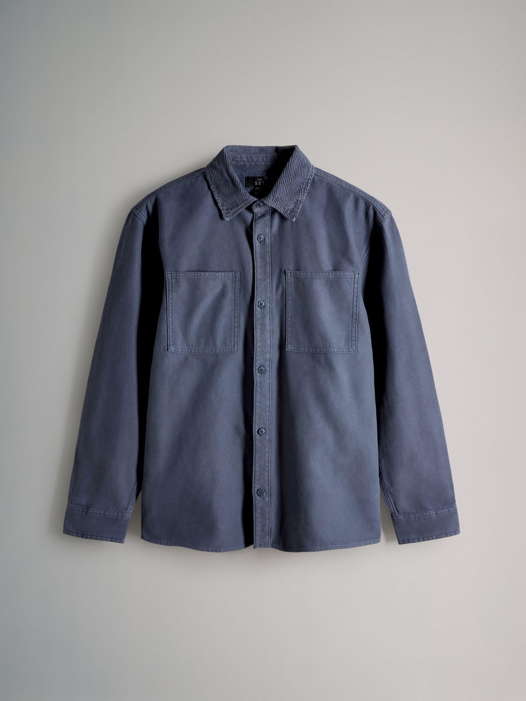 Geo Next The Set Camicia Uomo Stile Giacca Cotone Confezione 2 Pezzi S