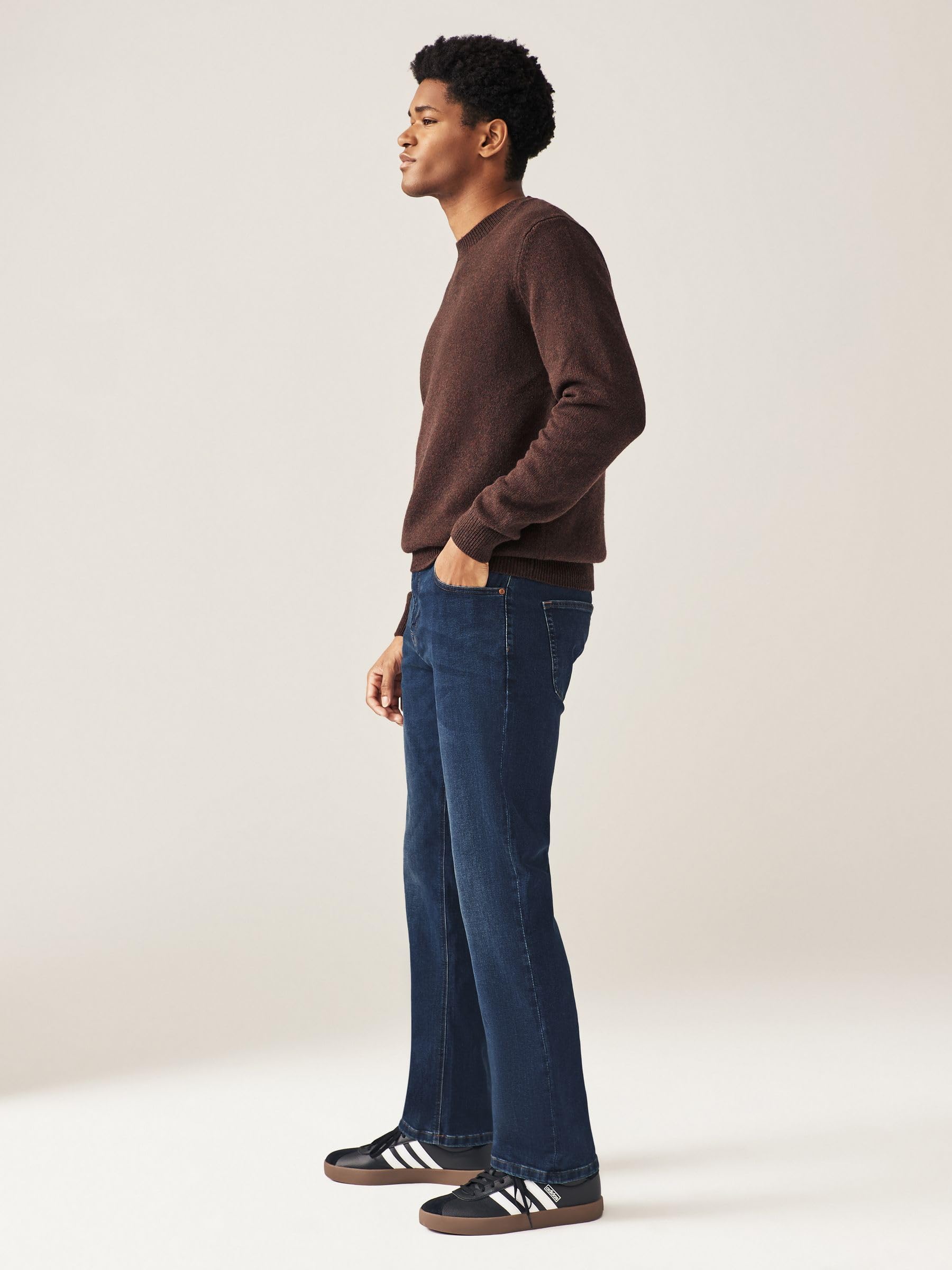 Next jeans classici uomo elasticizzati misto cotone blu