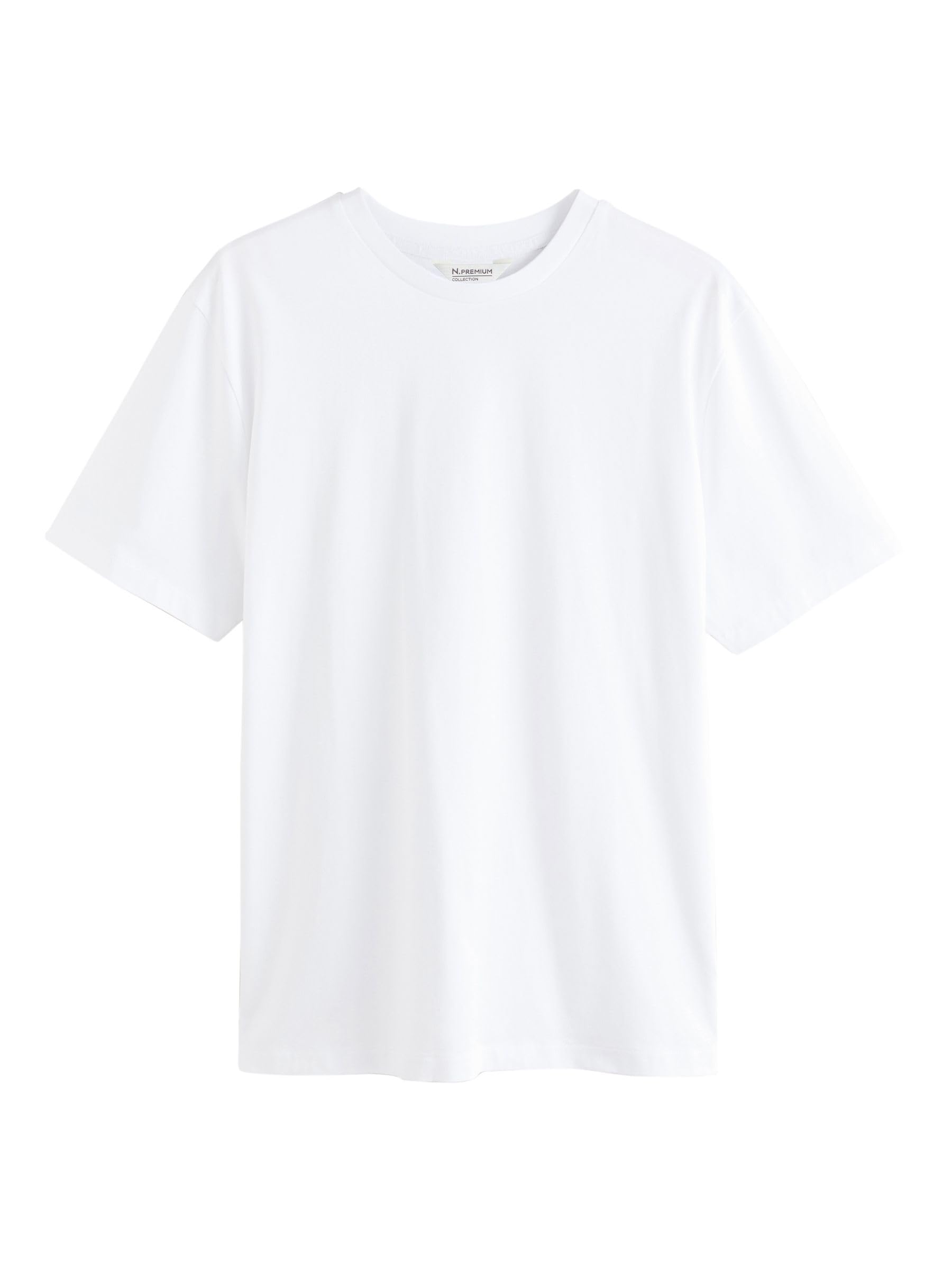 Next Signature T-Shirt Cotone Supima Uomo Bianca