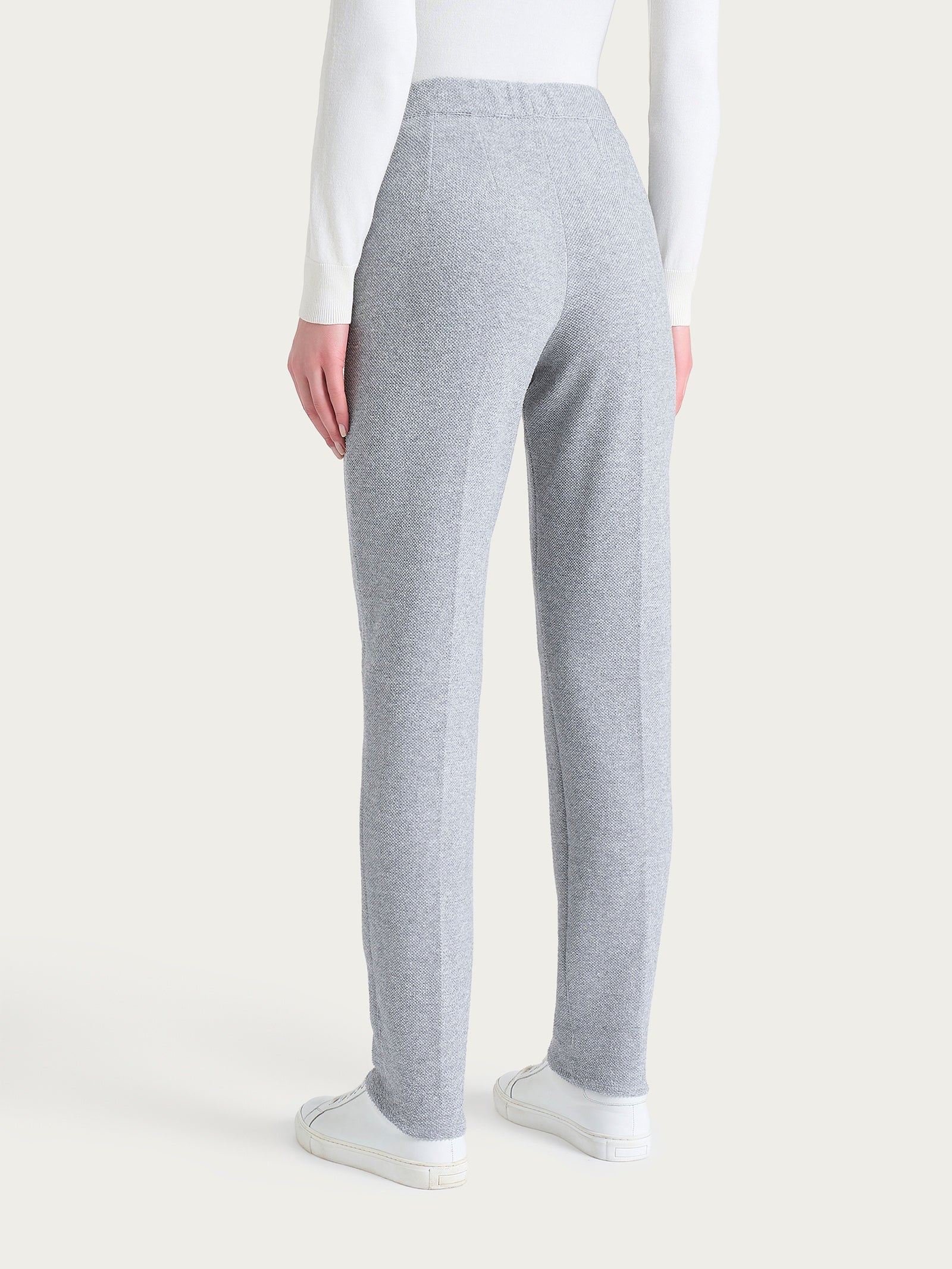Ragno Comfort pantalone chino slim Grigio Melange felpato