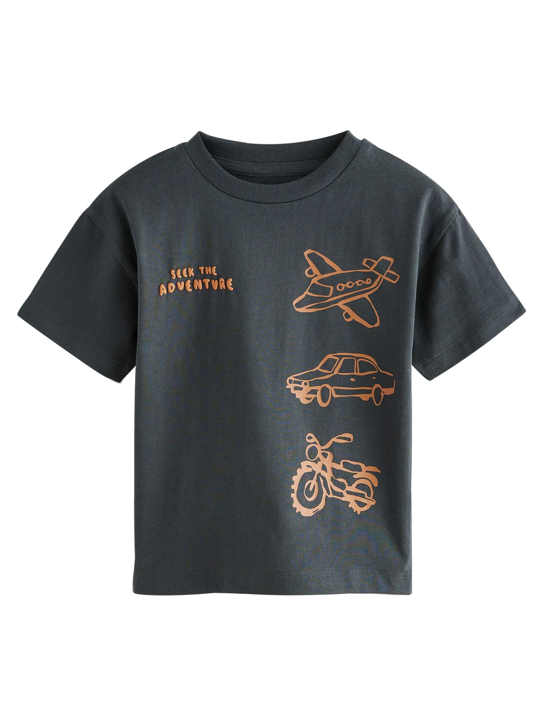 Next bambino t-shirt cotone maniche corte 3 pz