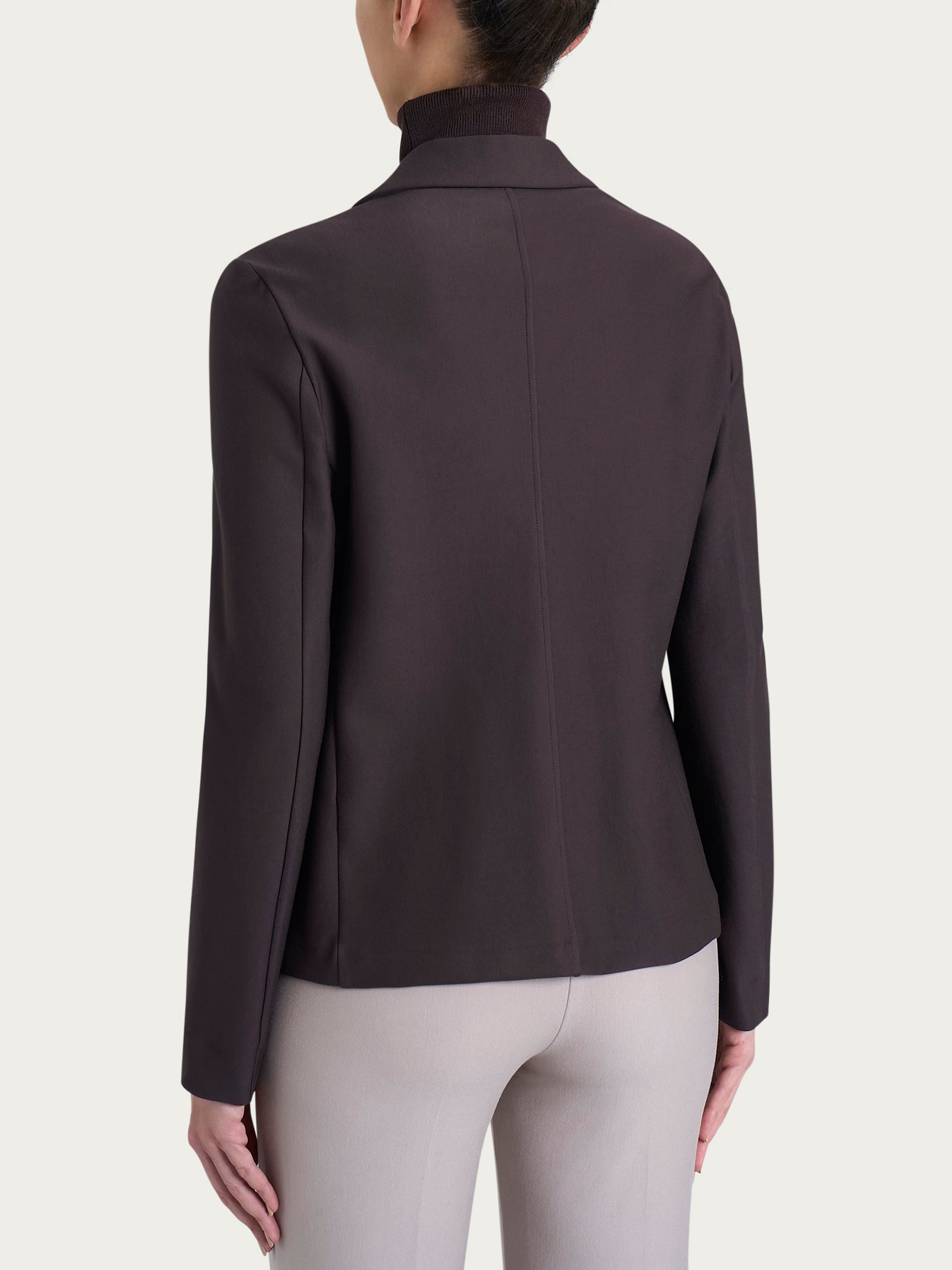 Ragno Compact Blazer Due Bottoni Chocolate Torte Regular