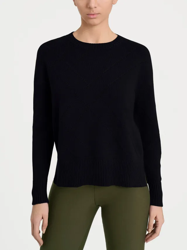 Ragno Super Soft maglia donna check Nero