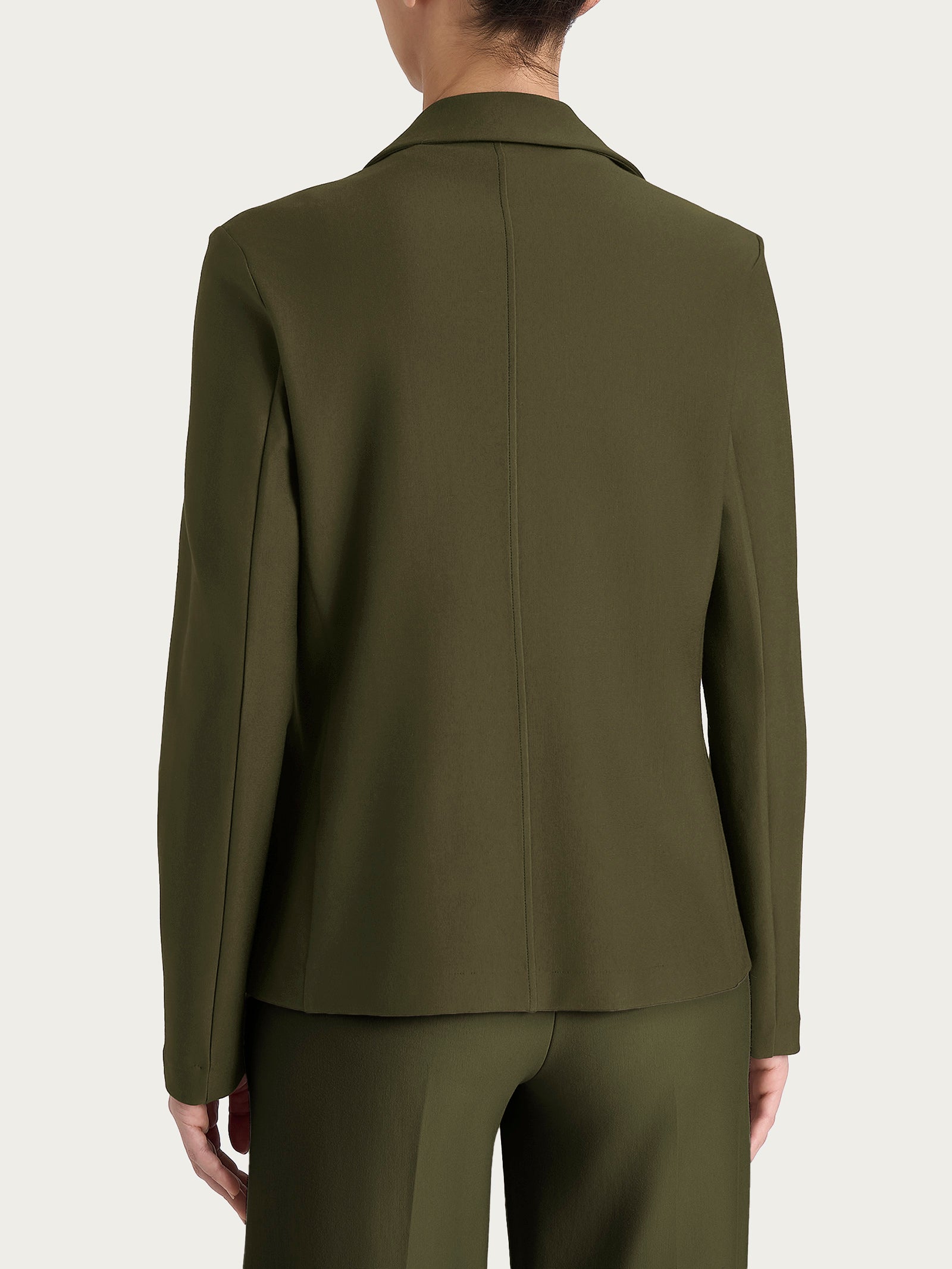 Ragno Compact blazer doppio petto dark olive