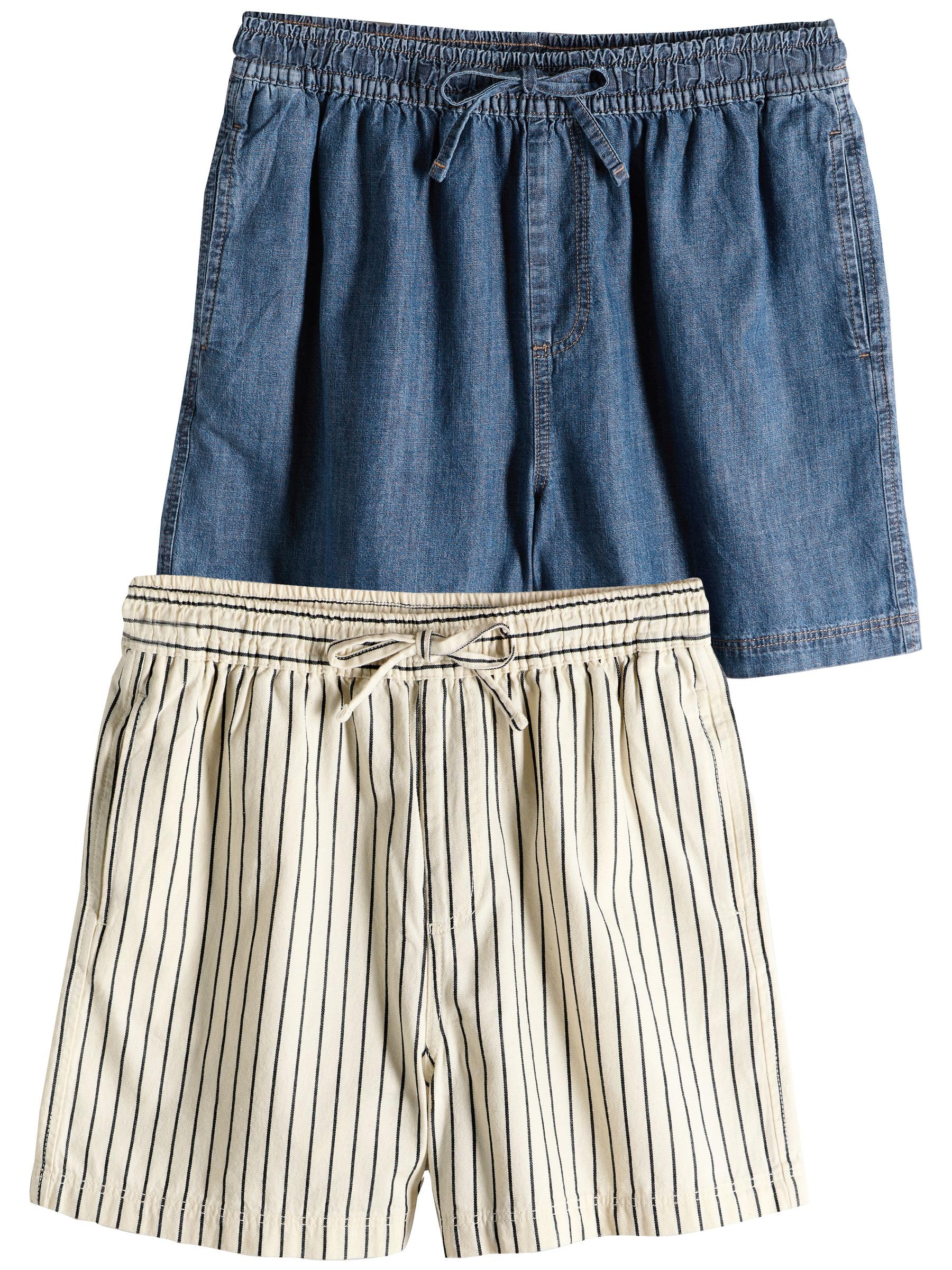Geo Next The Set Denim Shorts Elastico 2 Pezzi Donna