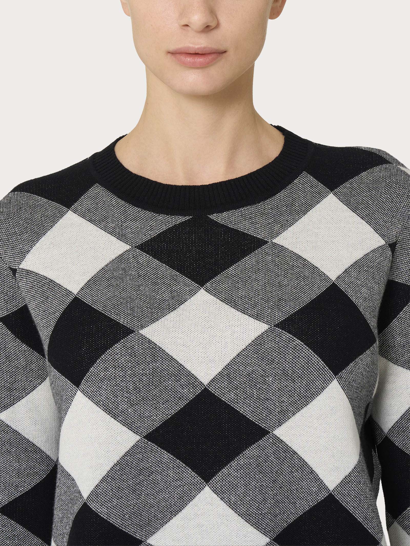 Ragno Winter Cotton maglia girocollo Fant. Nero cotone