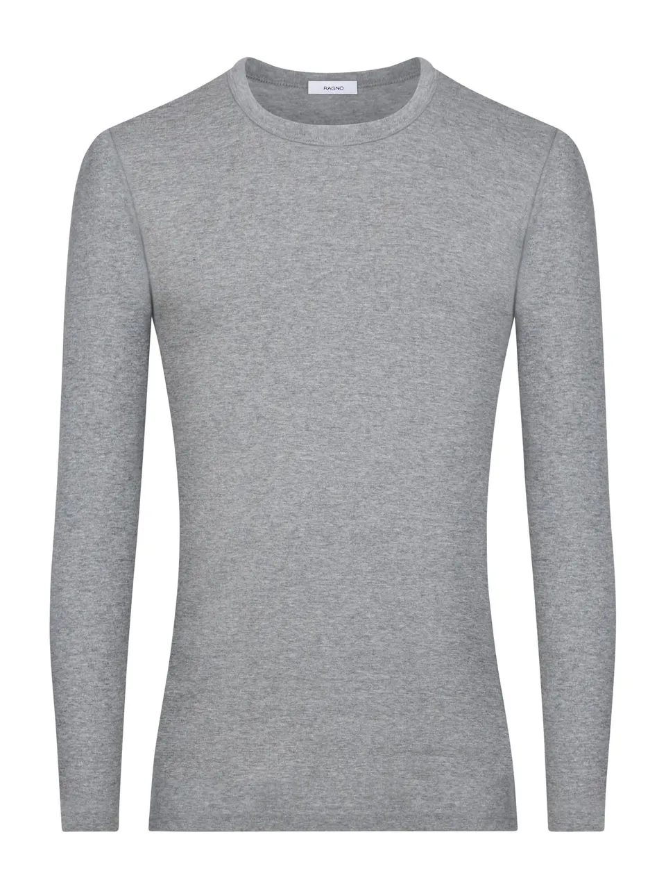 Ragno Thermo Cotton Maglietta Uomo Argento Mel. manica lunga