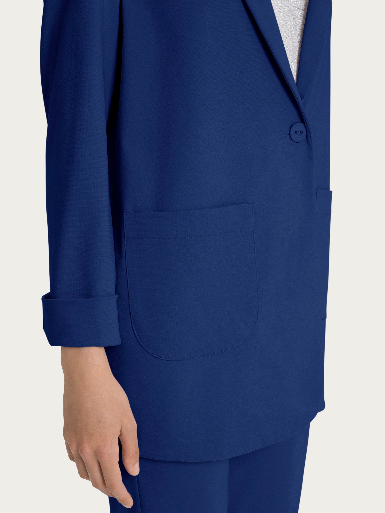 Ragno Compact Light blazer destrutturato Blueberry over
