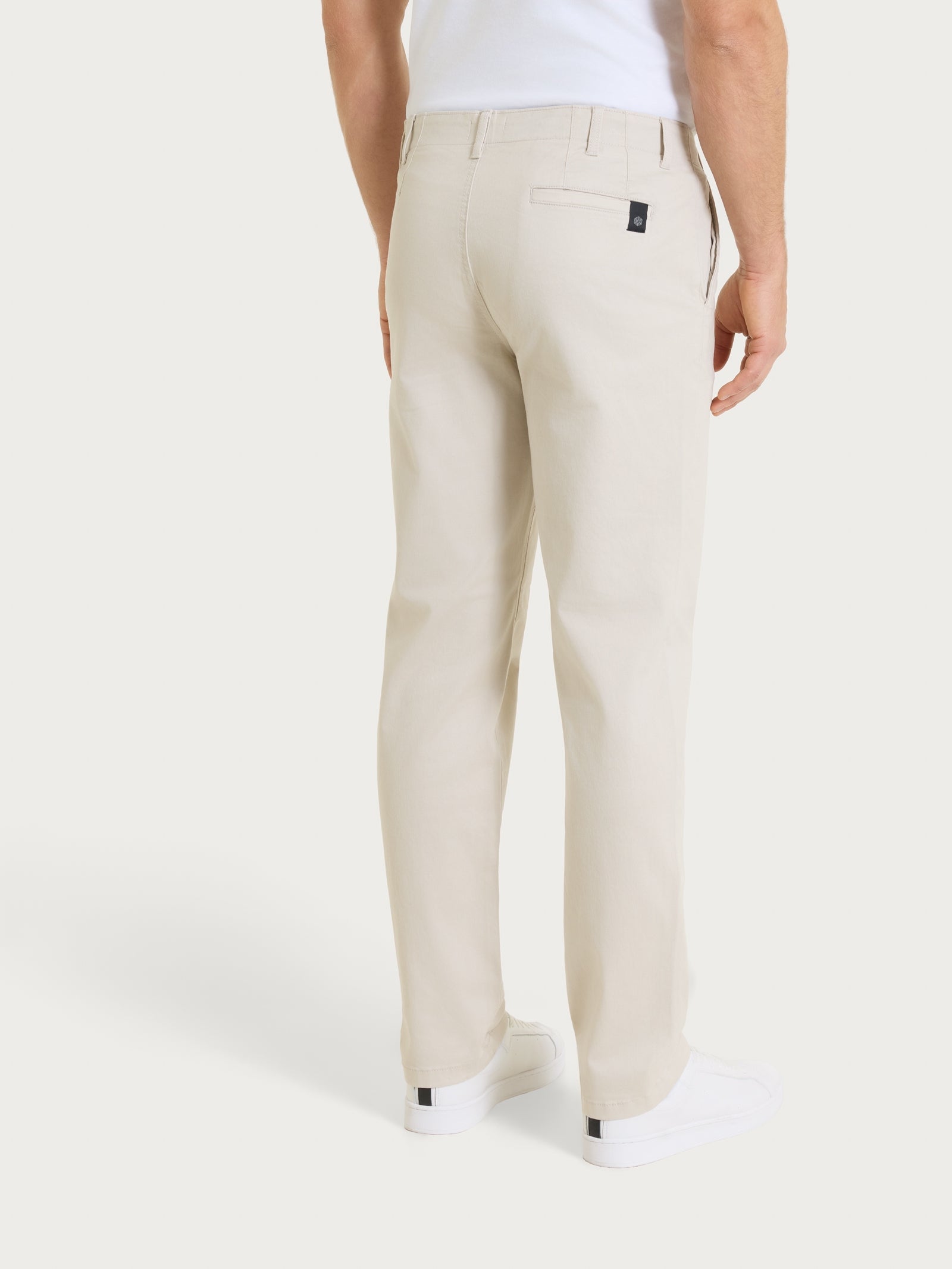 Ragno Compact pantalone chino Champignon cotone elasticizzato