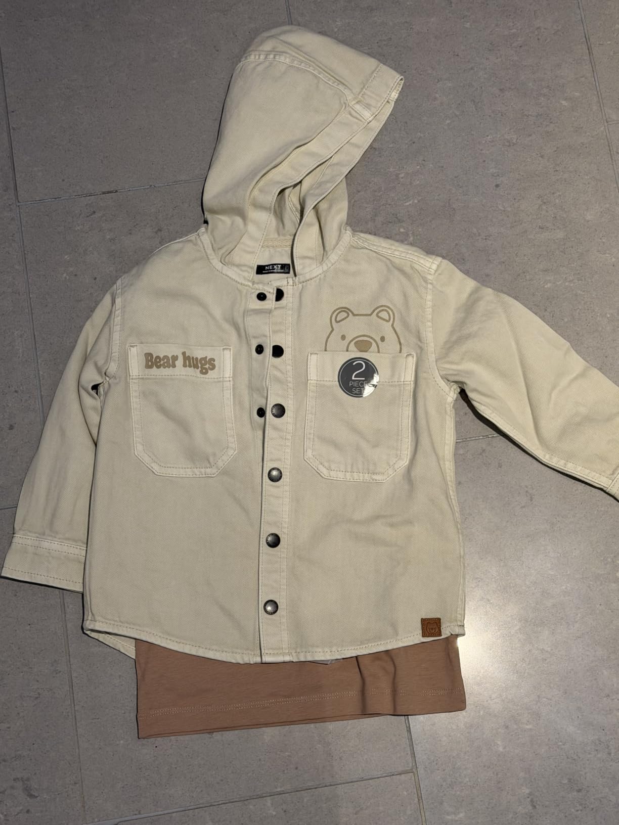 Next completo twill giacca cappuccio bambino 98-104