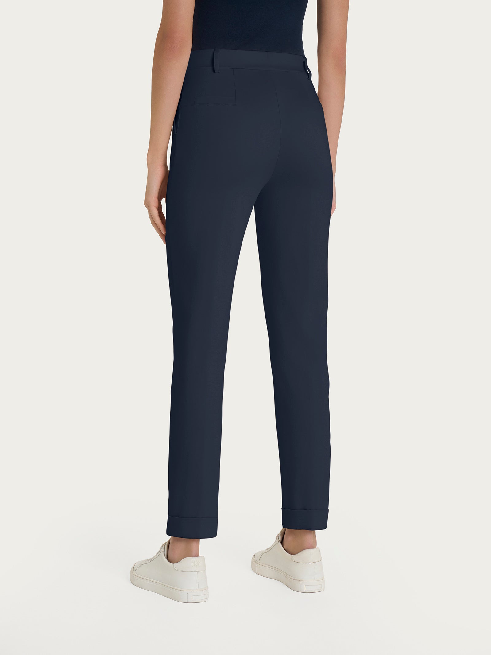 Ragno Satin Power chino slim con tasche pantalone blu cotone