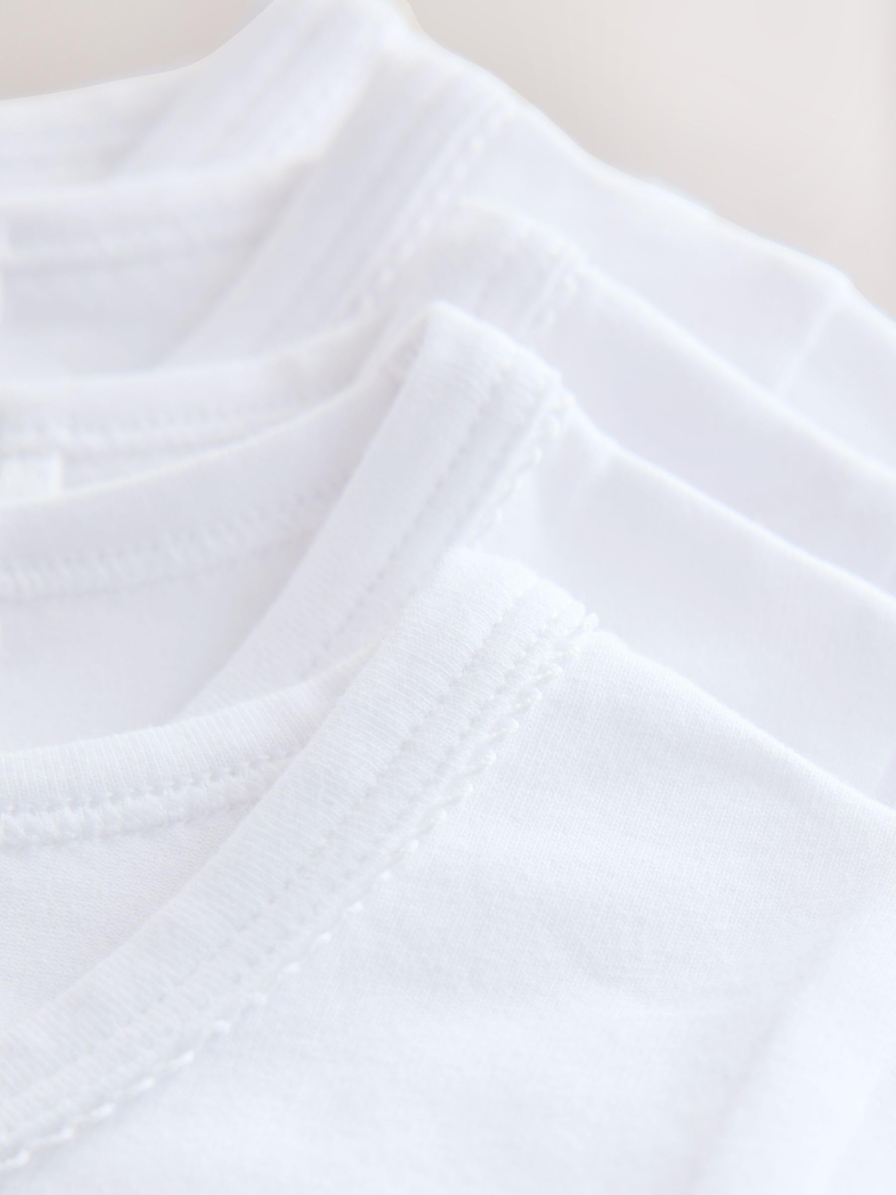 Next 5 Maglie a Maniche Lunghe Bimba 86-92 bianche