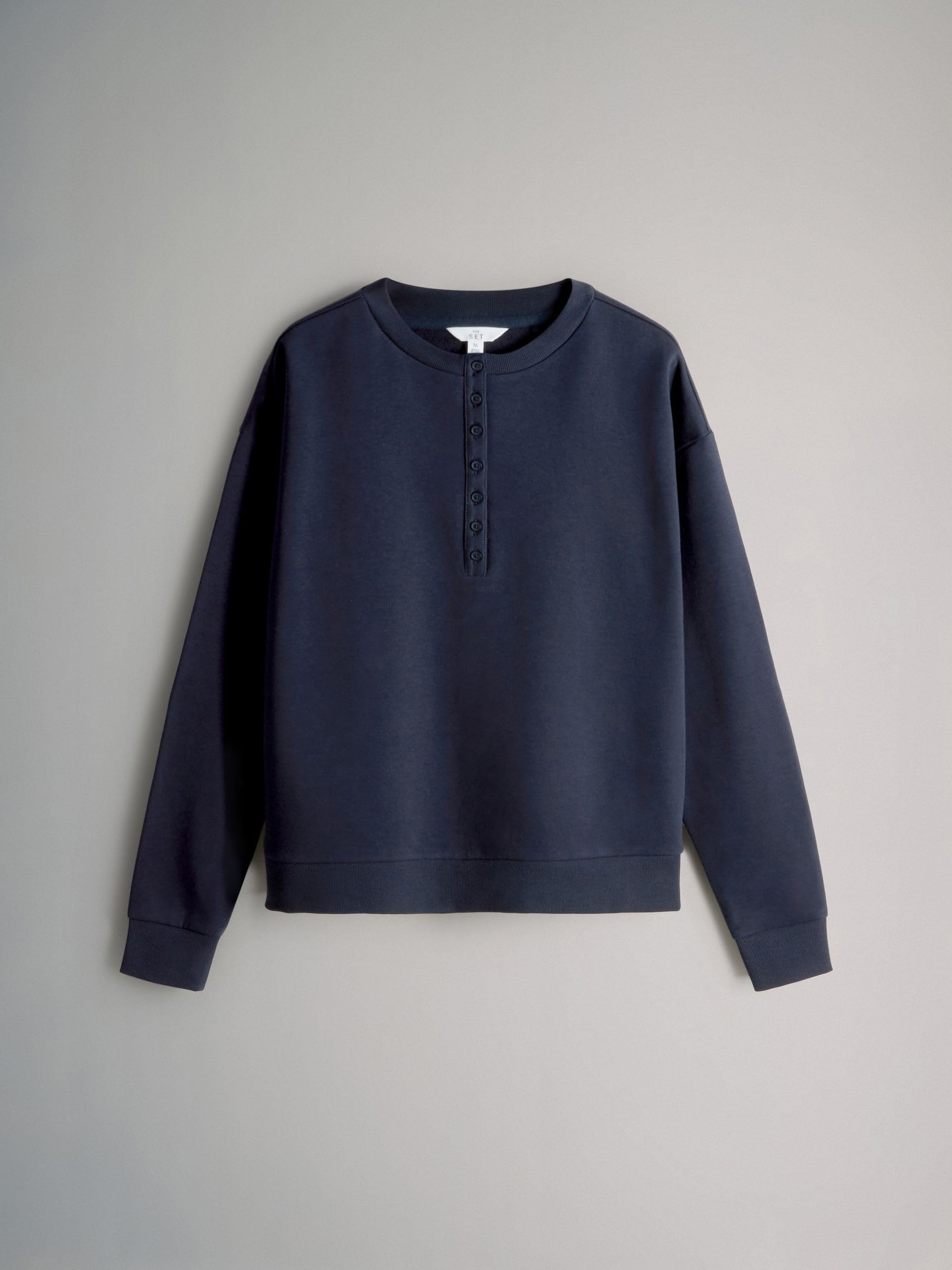 Geo Next The Set felpa serafino donna 2 pezzi collo bottoni