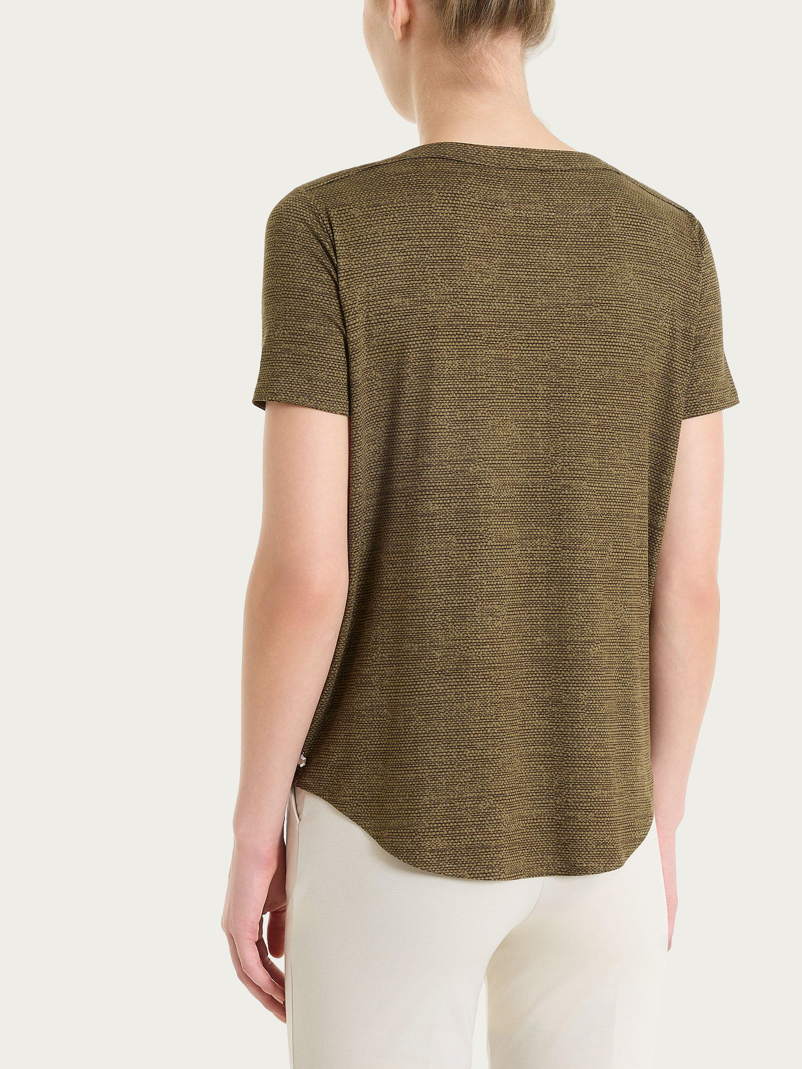 Ragno Viscosa Maglietta fantasia verde Military