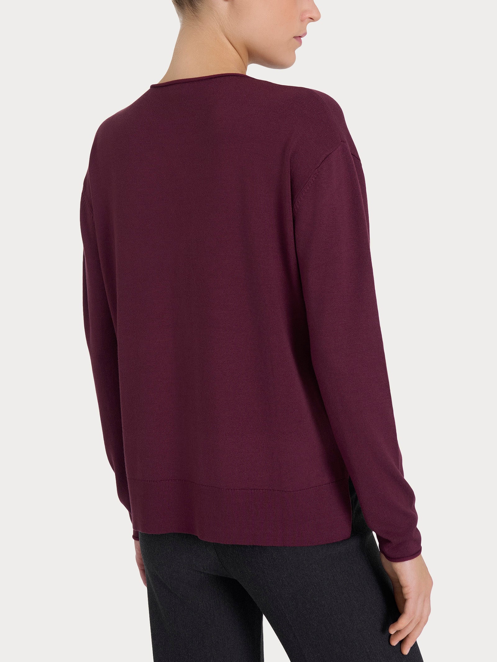 Ragno Four Seasons Maglia Girocollo Asimmetrica Fig