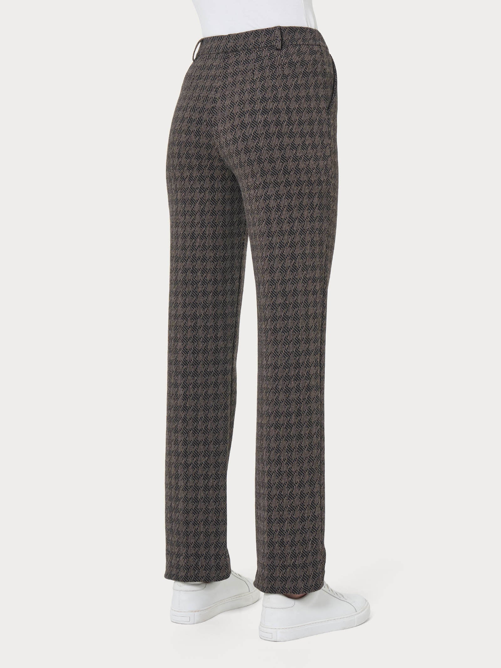 Ragno Eco Jacquard Pantalone Dritto Pine Bark tasche