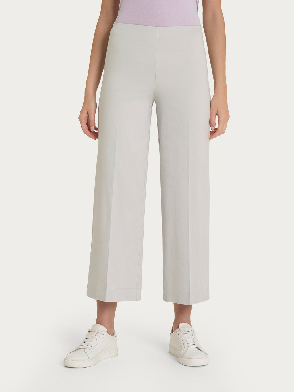 Ragno Satin Power pantalone cropped dawn blue