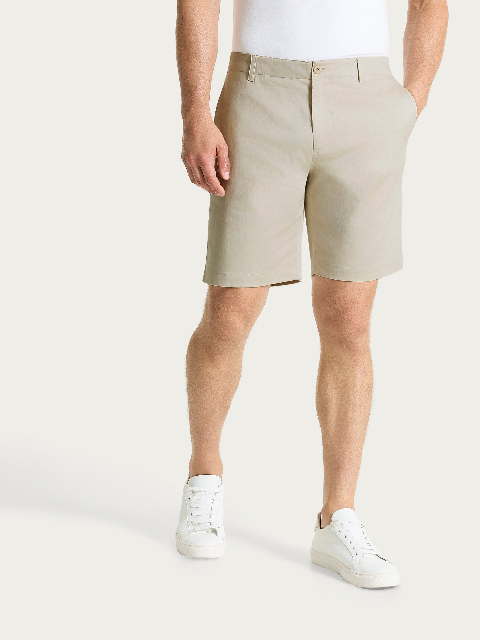 Ragno Satin Power bermuda uomo Crockery cotone elasticizzato