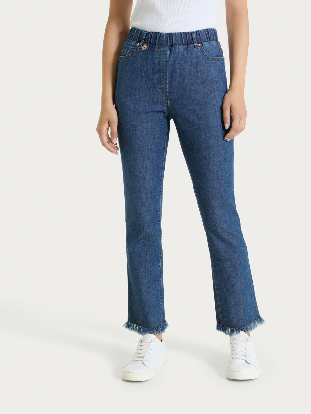 Ragno Super Denim jeans sfrangiati denim chiaro