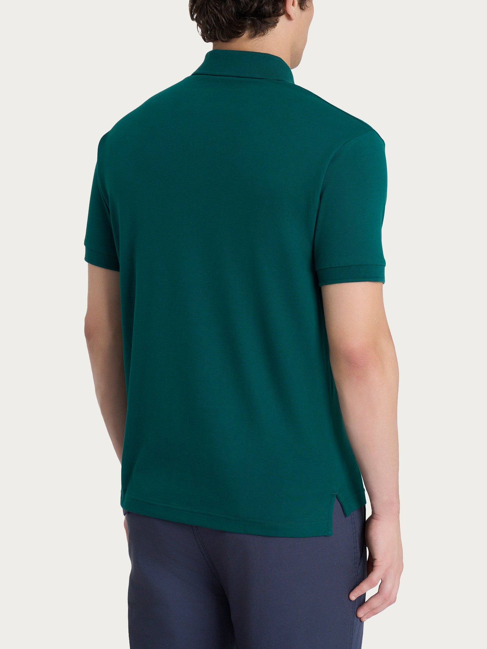 Ragno Cotton Piquet polo rain forest cotone uomo