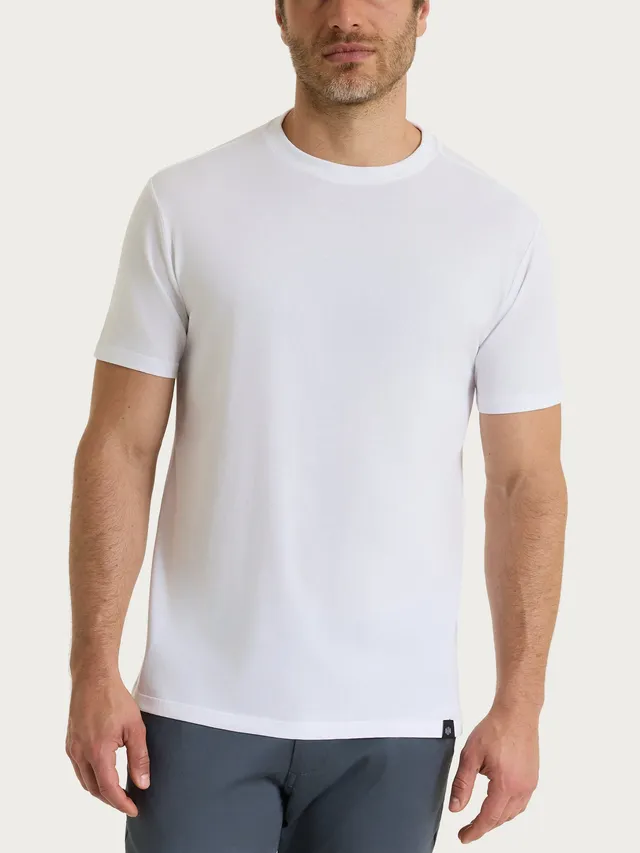 Ragno Ultralight maglietta girocollo cotone bianco uomo