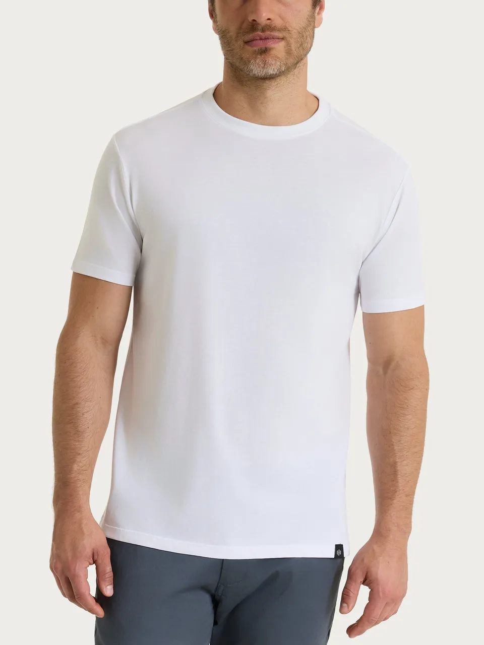 Ragno Ultralight maglietta girocollo cotone bianco uomo